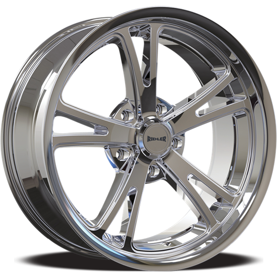 RIDLER TYPE 606 CHROME 20X8.5 5-120.65 0MM 83.82MM