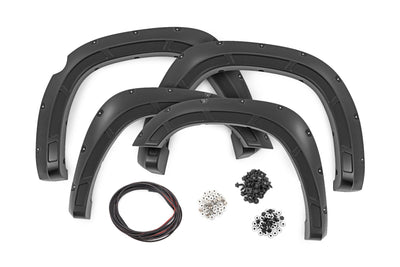 Rough Country black fender flares