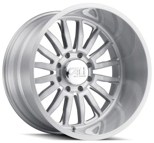 CALI OFF-ROAD SUMMIT 9110 BRUSHED CLEAR GLOSS 20X10 8-180 -25MM 124.1MM
