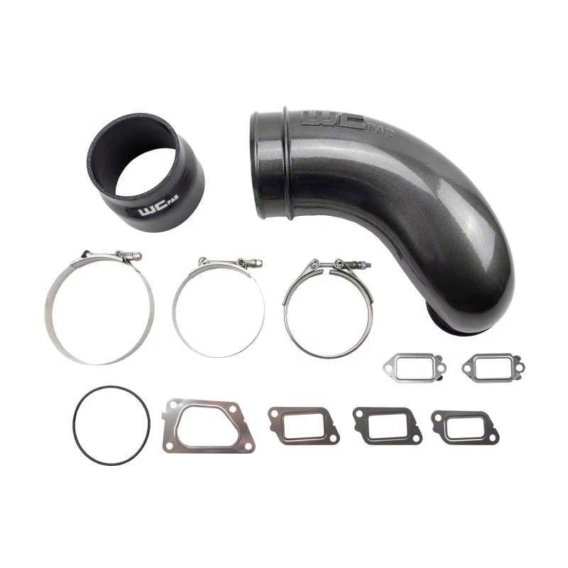 Intake Horn 5in. for 2011-2016 Duramax LML Orange Frost