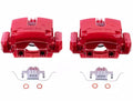 Power Stop 07-18 BMW X5 Rear Red Calipers w/Brackets - Pair