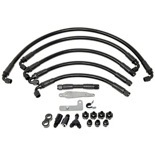 Torque Solution PTFE Fuel Line Kit for for -6 Aeromotive FPR - Subaru WRX STI 08-21 / WRX 08-14
