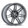 Kansei K17G Seven 19x9.5in / 5x120 BP / 22mm Offset / 72.56mm  Bore - Gunmetal