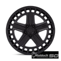 BR005 20X8.5 5X5.0 M-BLK 25MM