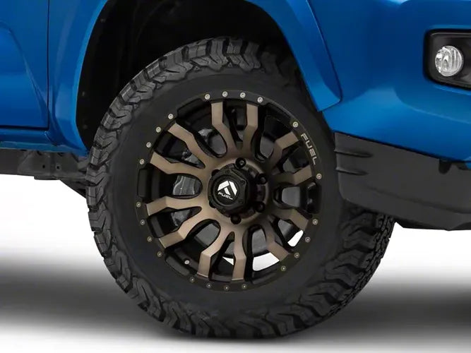 ~(36 lbs. 21X21X12)~ BLITZ 18x9 6x139.70 MATTE BLACK DOUBLE DARK TINT (-12 mm)