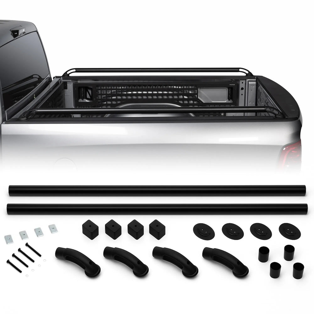 Putco 19-20 Ram 1500 Short Box - 5ft 7in Locker Side Rails - Black Powder Coated