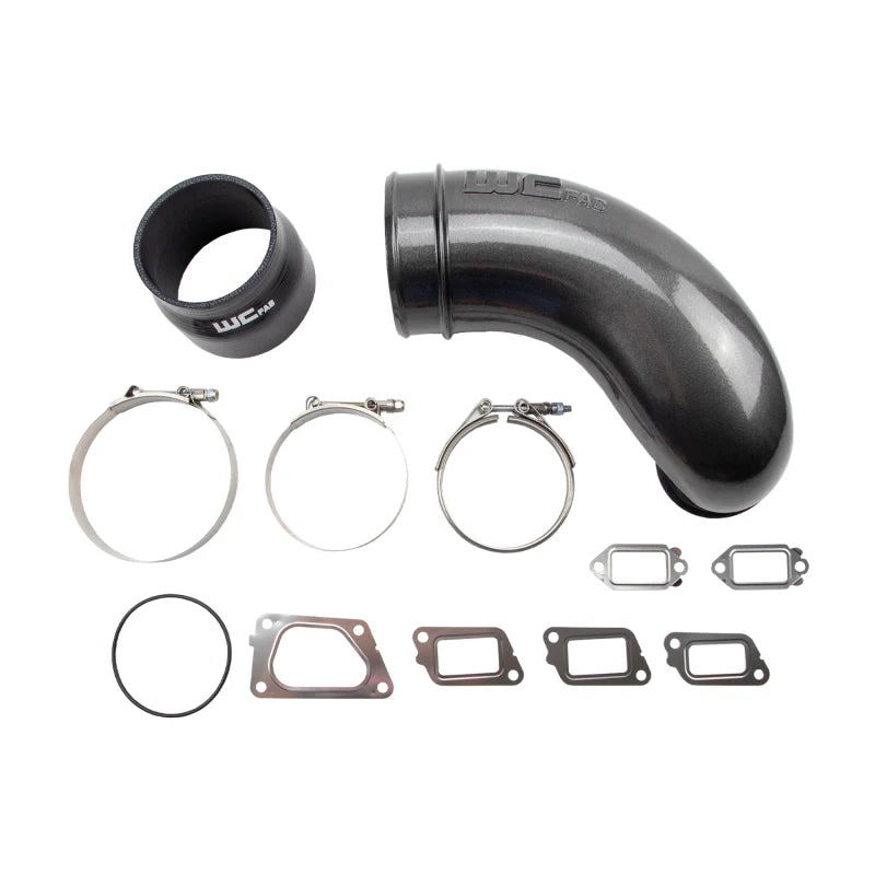 Intake Horn 5in. for 2011-2016 Duramax LML Blueberry Frost