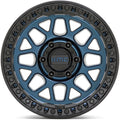 KM549 17X9 5X5.0 MN-BLUE GBLK-LP 00