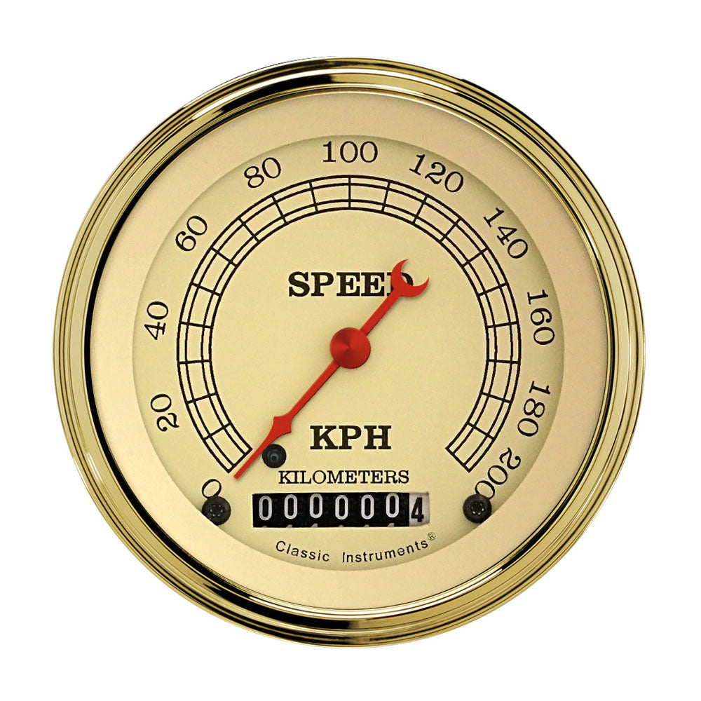 VINTAGE 3IN SPEEDO 200 KPH