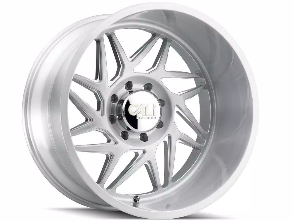 CALI OFF-ROAD GEMINI 9112 BRUSHED CLEAR GLOSS 20X9 6-139.7 0MM 106MM