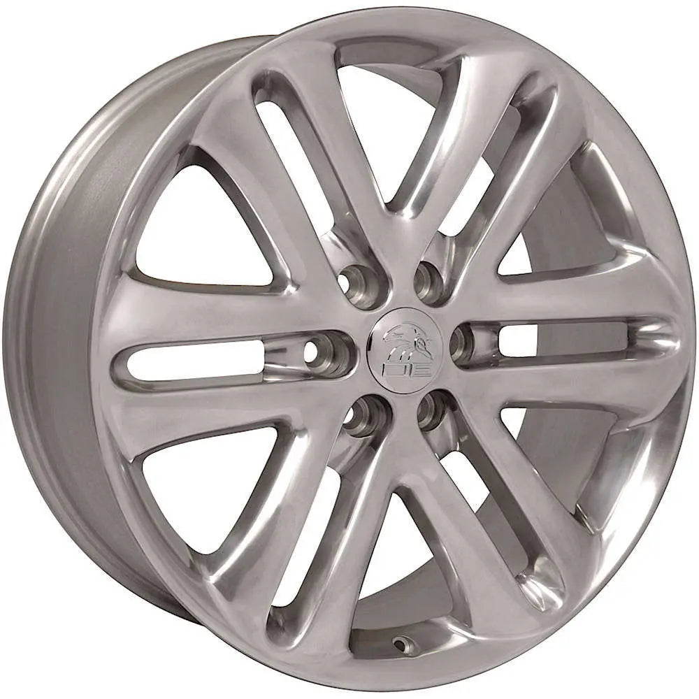 22 IN REPLICA WHEEL FITS FORD F150 FR76 POLISHED 22X9