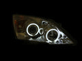 0711 CRV HEADLIGHTS CHROME CLEAR PROJECTOR WITH HALOS DRIVER/PASSENGER