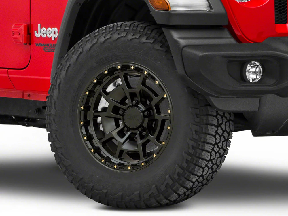 KM718 17X8.5 5X5.0 S-BLK 00MM