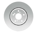 R1 03-22 Acura CSX Front Drilled & Slotted Silver Brake Rotor Set w/Optimum OE Pads and Hardware