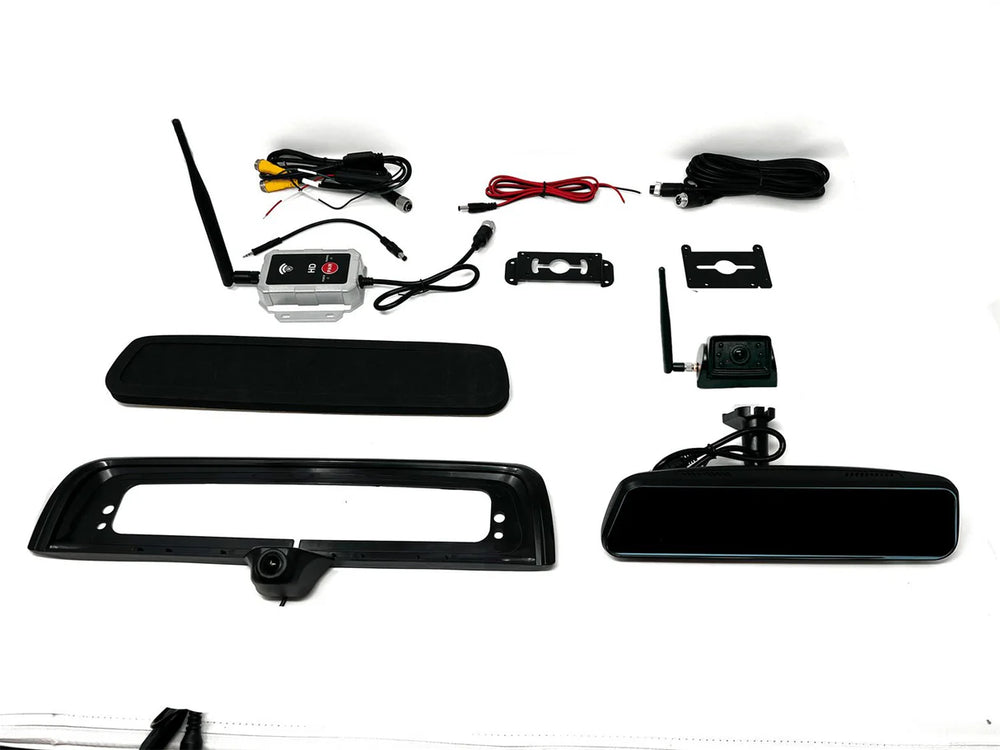 11C RAM 3500/1124 2500/0910 1500/19 CLASSIC TRANSPARENT TRAILER WIRELESS REAR CAMERA MIRROR