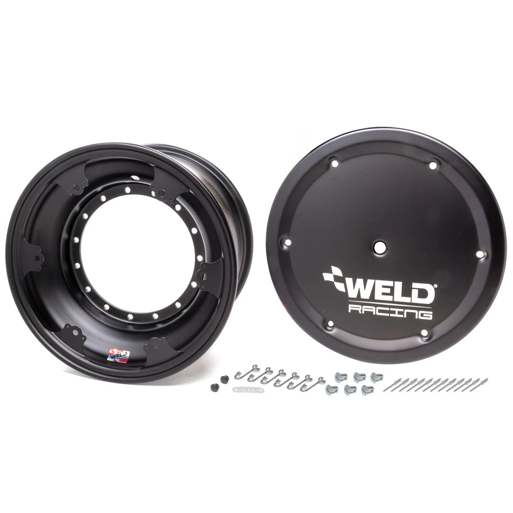 15X8 ALL BLK SPRNT DIRECT MT 4" O/S