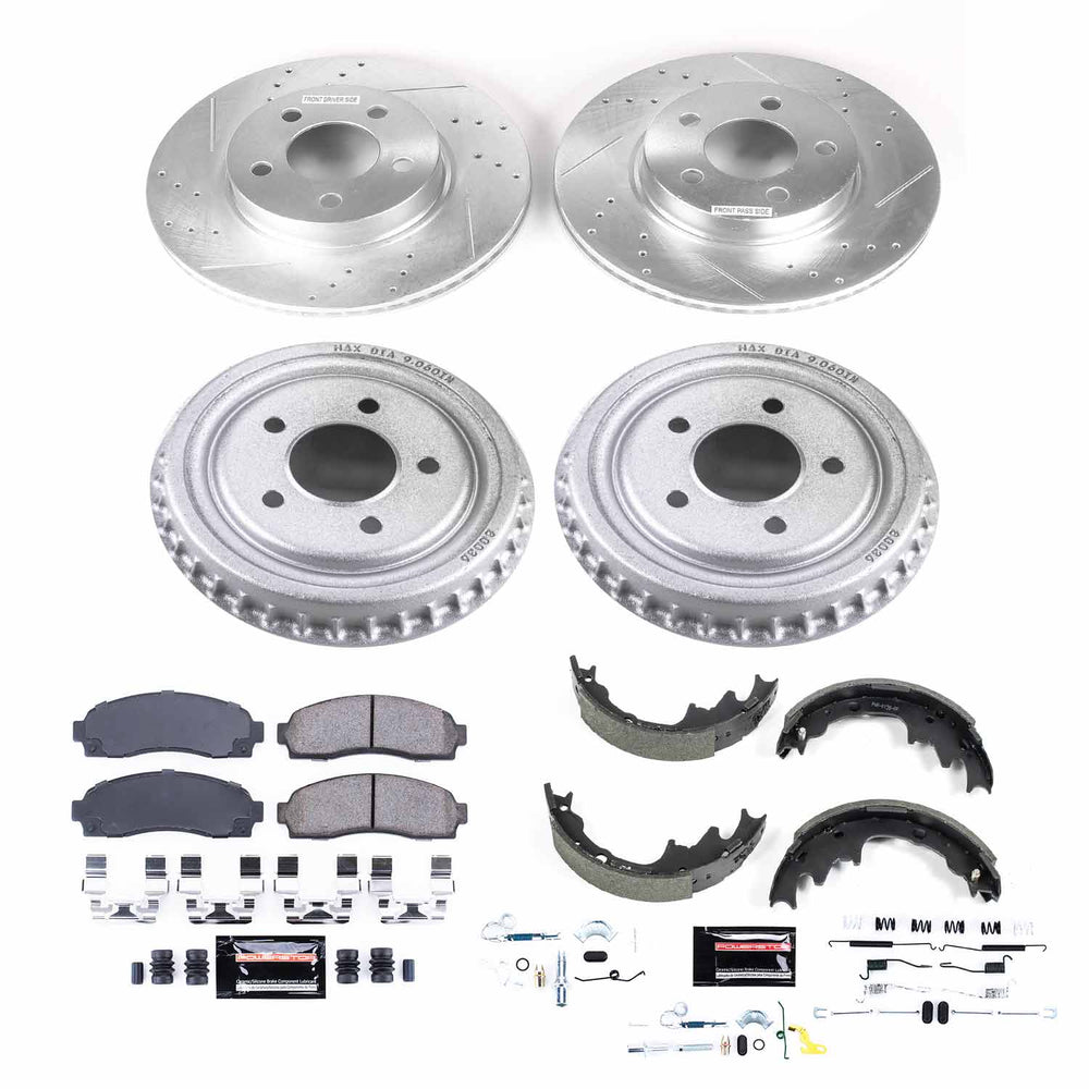Power Stop 03-09 Ford Ranger Front & Rear Z23 Evolution Sport Brake Kit