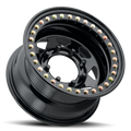 Raceline RT80 Rock 8 Spoke 15x8in / 8x165.1 BP / -19mm Offset / 130.81mm Bore - Gloss Black