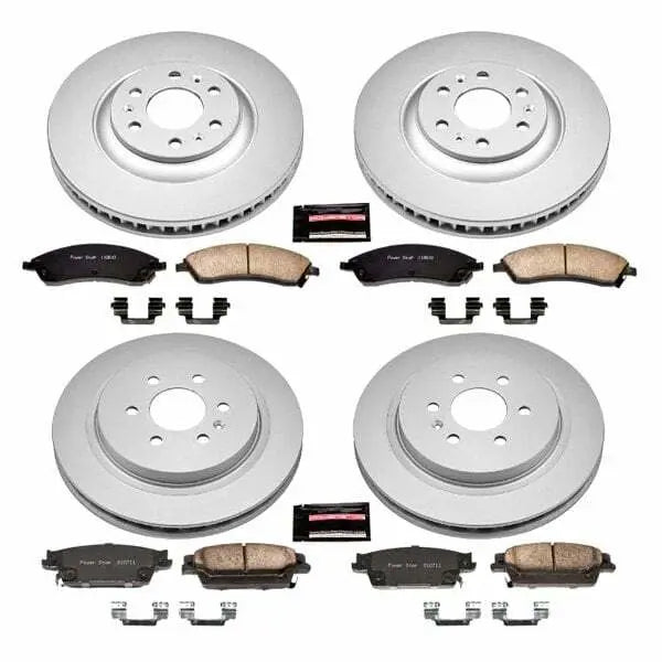 Power Stop 04-09 Cadillac SRX Front & Rear Z17 Evolution Geomet Coated Brake Kit
