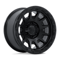 FORTRESS 17X8.5 6X120 66.9 +25 MBLK