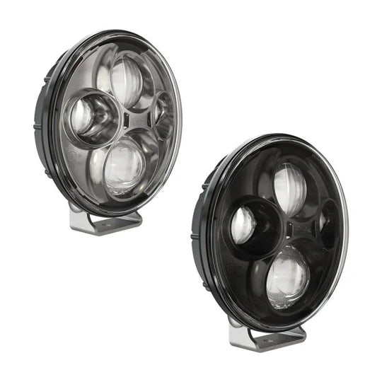 J.W. Speaker 12-24V LED High Beam with Chrome Inner Bezel Pedestal Mount 0551121