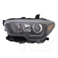 1719 TY TACMA HALGN W/LED DRL BLK H.L LH