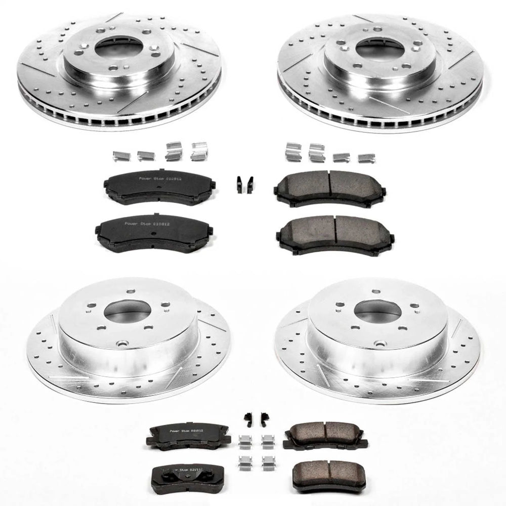 Power Stop 04-11 Mitsubishi Endeavor Front & Rear Z23 Evolution Sport Brake Kit