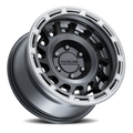 Aluminum Wheels 18x9 Halo 957BS Satin Black Silver Ring 18 Offset 8 on 180 Bolt Pattern 130.81 Bore Raceline