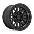 KM549 17X8.5 5X5.0 S-BLK 0MM