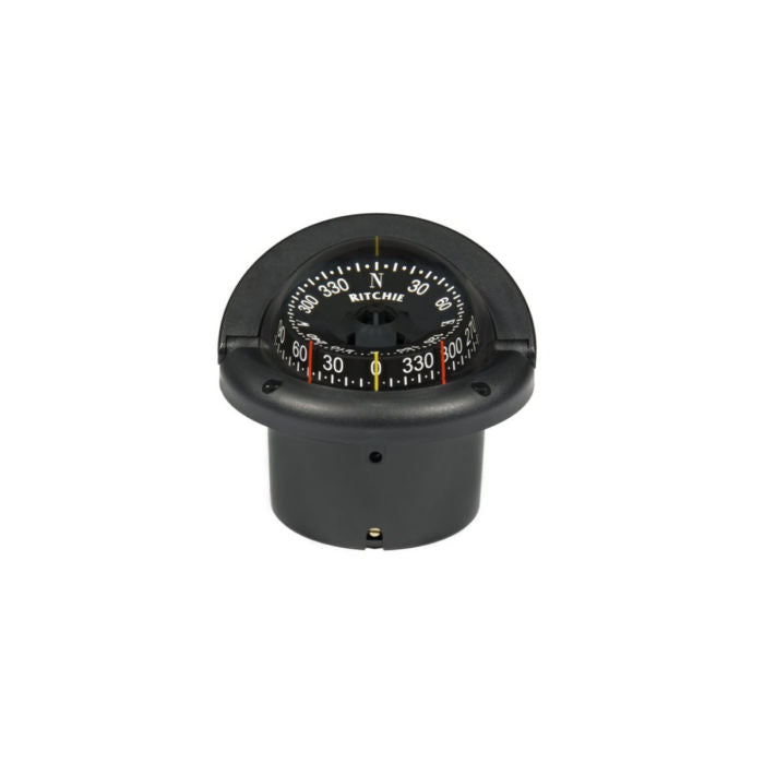 COMPASS,FLUSH MNT,3.75"COMBI,BLACK