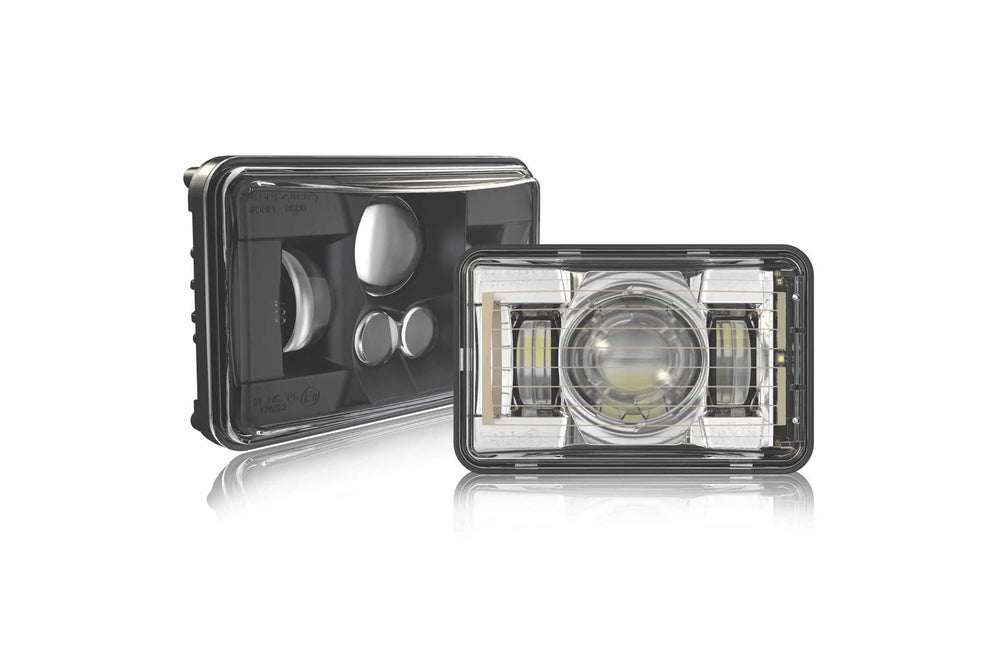 J.W. Speaker 12-24V DOT ECE LED RHT Low Beam Heated Headlight with Chrome Bezel 0551771
