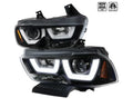 PROJECTOR HEADLIGHTS CHROME HOUSING