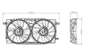 2124 FD BRONCO 2.3L/2.7L TUR W/ BLM RADIATOR & CONDENSOR CFA