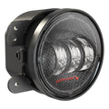 J.W. Speaker 12V SAE ECE LED Fog Light with Carbon Fiber Inner Bezel - 2 Light Kit 0554413