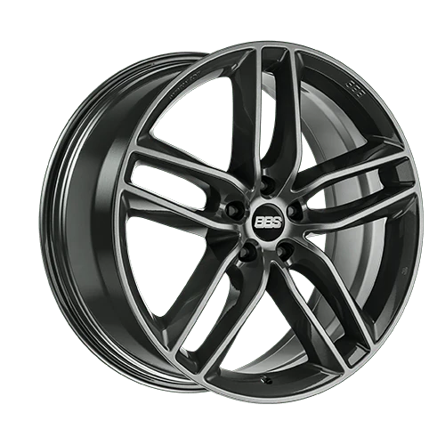 BBS black auto part