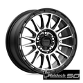 KM542 16X7 5X4.5 S-BLK MACH 30MM