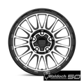 KM542 16X7 5X4.5 S-BLK MACH 30MM