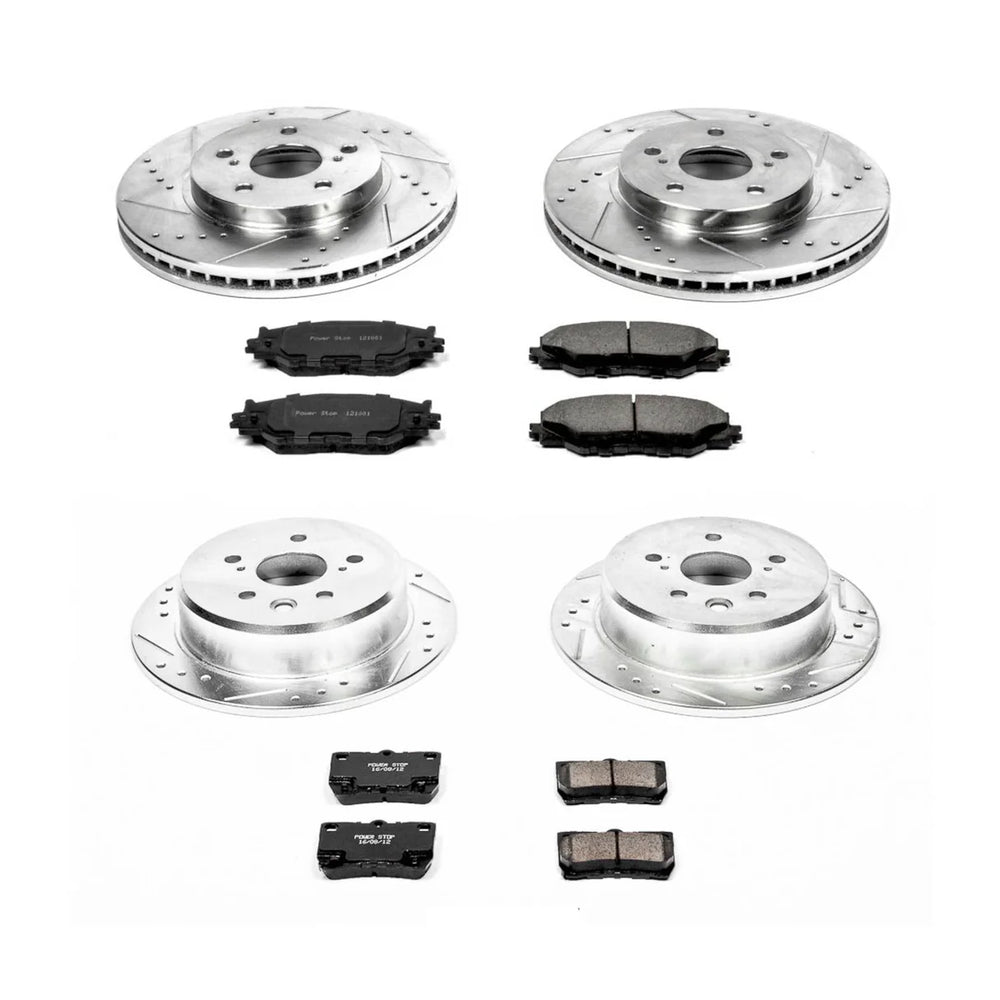 Power Stop 06-13 Lexus IS250 Front & Rear Z23 Evolution Sport Brake Kit