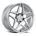 Aluminum Wheels 18x9.5 Astro K15H Hyper Silver 5x120 Bolt Pattern 22 Offset Kansei Wheels