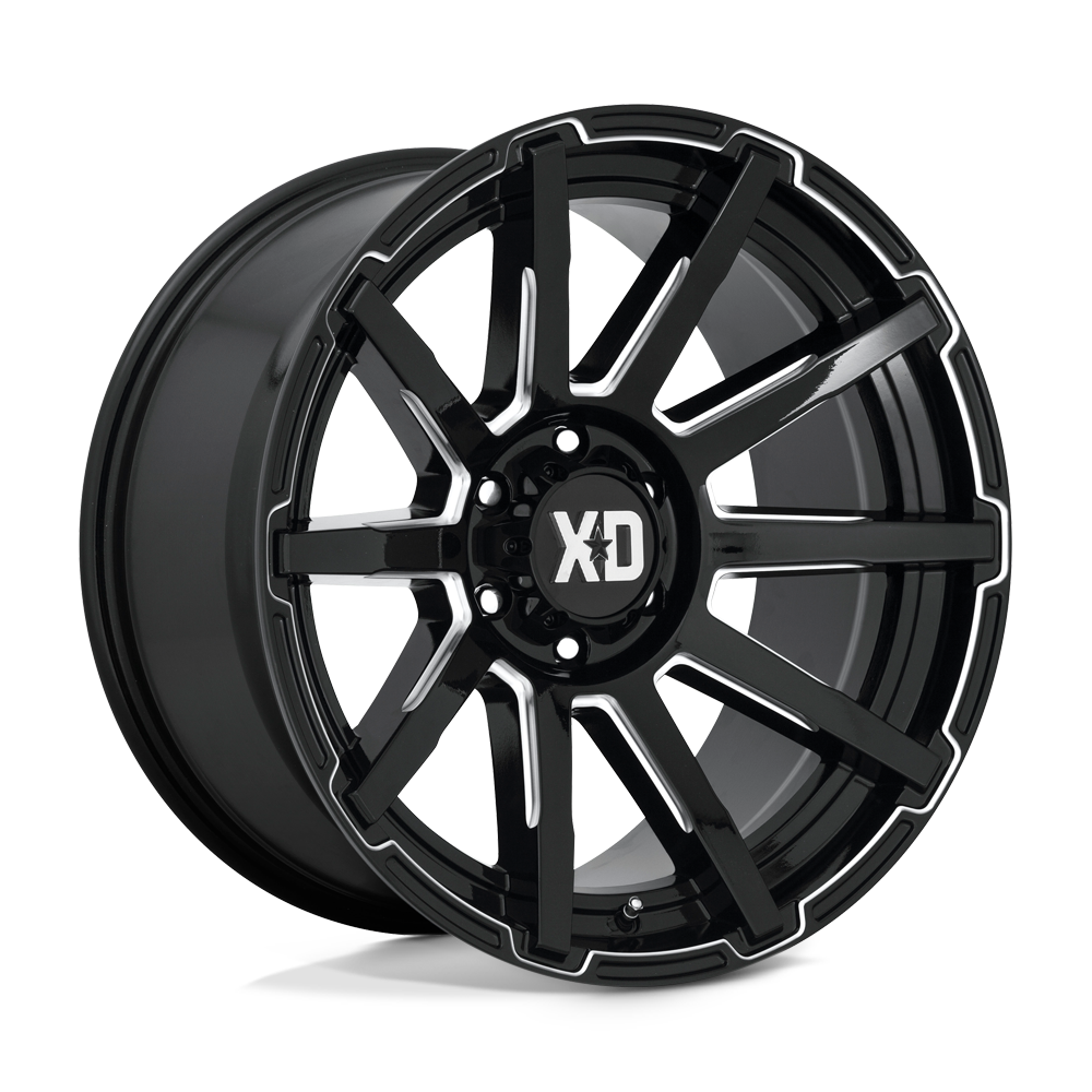 OUTBREAK 18x9 5x127.00 GLOSS BLACK MILLED (12 mm)