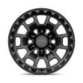 SUMMIT 17X8.5 6X139.70 SATIN BLACK