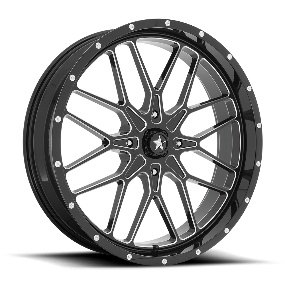 M45 20X7 4X137 G-BLK MILL 00MM