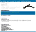 CONTROL ARM W/O BALL JOINT