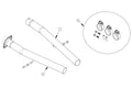 Corsa 2018-2024 Dodge Durango SRT Sport to Xtreme Non-Resonated Head Pipe Conversion Kit