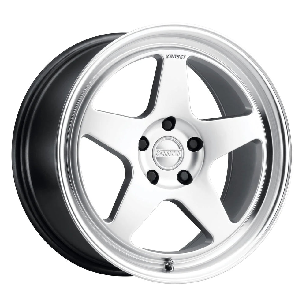 KANSEI KNP HYPER SILVER W/BRIGHT MACHINED LIP 19X9.5 5X112 +22