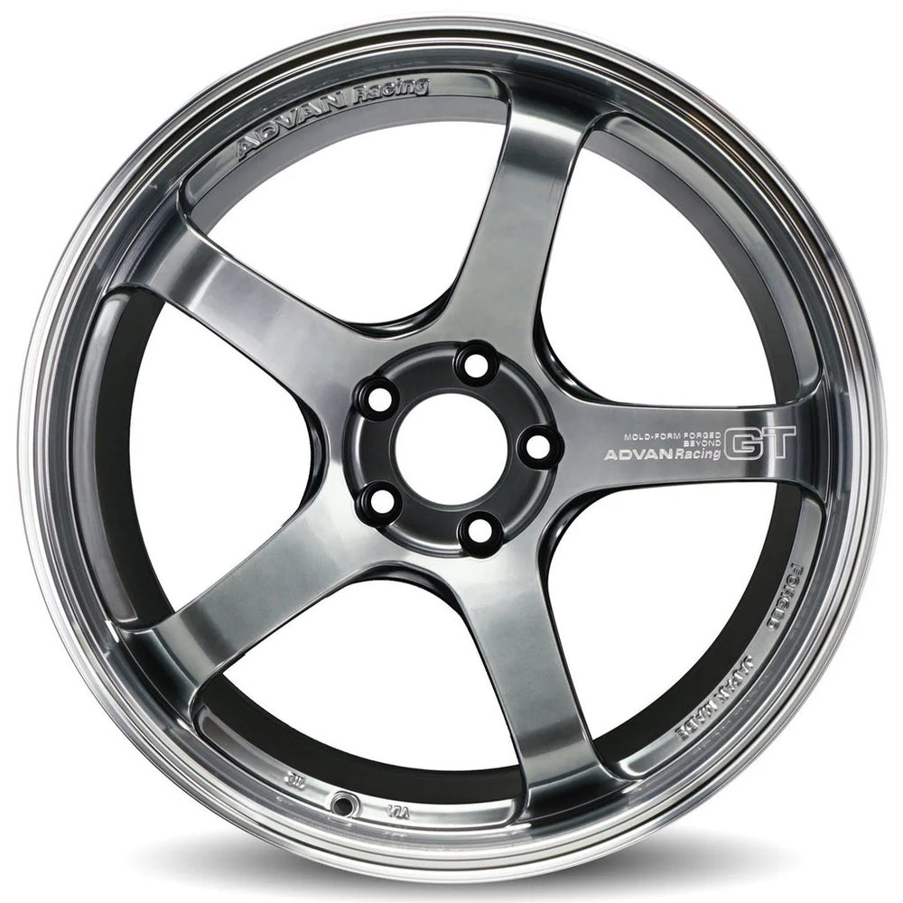 Advan ONI2 15x5.0 / +45 Offset / 4x100 / 63mm Bore / Machining and Black Gunmetallic