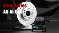 R1 15-23 Mercedes-Benz C300 Rear Drill/Slot Silver Rotors w/Euro Ceramic Pads