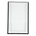 FRIDGE DOOR PANEL BLK GLASS