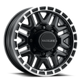 Raceline 953BM Krank 16x6in / 8x165.1 BP / 0mm Offset / 4.90mm Bore - Black & Machined Wheel