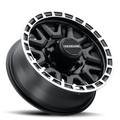 Raceline 953BM Krank 16x6in / 8x165.1 BP / 0mm Offset / 4.90mm Bore - Black & Machined Wheel